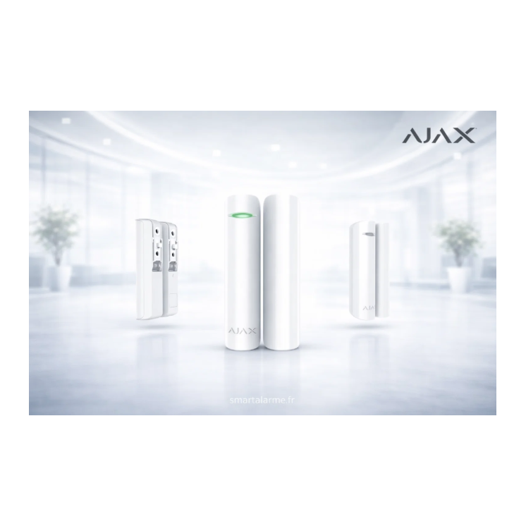 Ajax Sup GlassProtect-W – Détecteur de bris de vitre sans fil blanc |