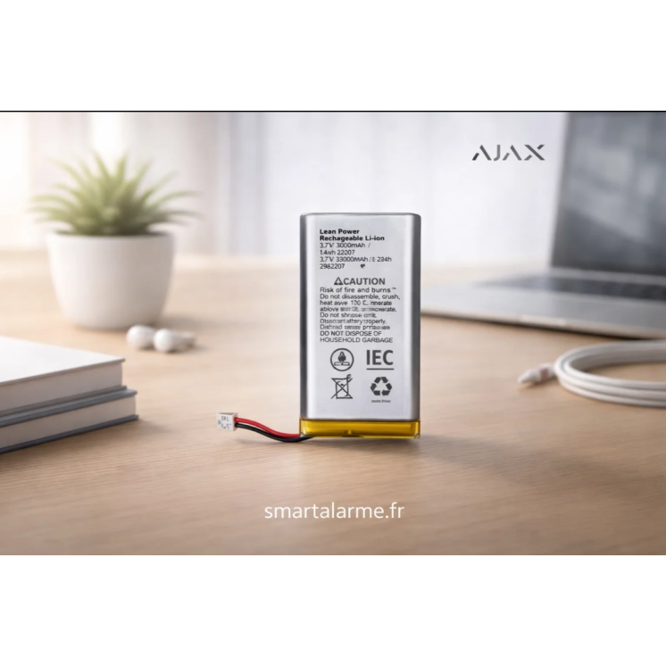 Ajax Hub Battery – Batterie de secours officielle pour centrales Ajax
