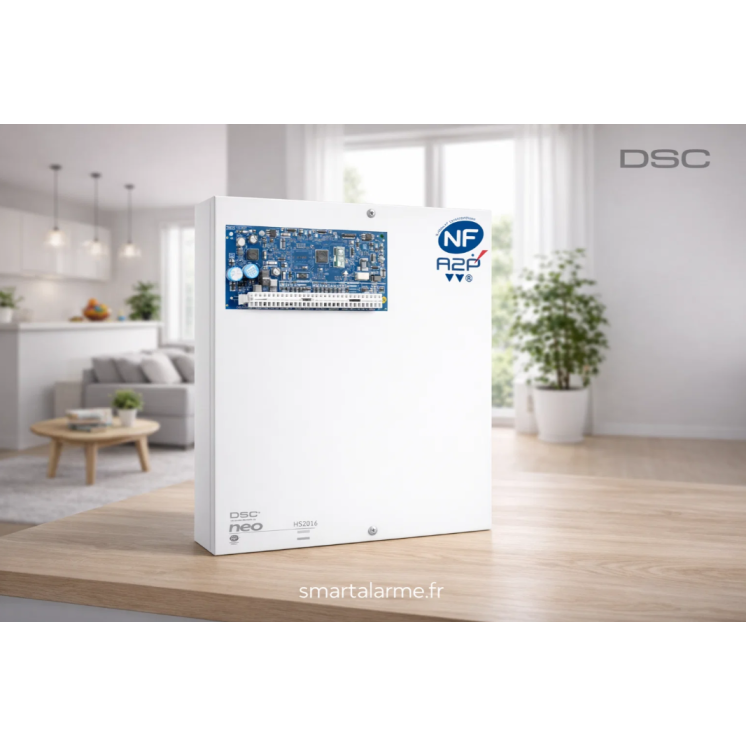 Centrale Alarme DSC NEO NF A2P – 16 Zones Sécurisées
