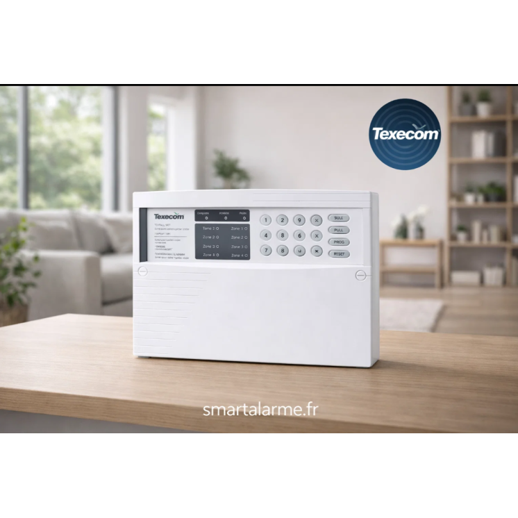 Centrale d’alarme 8 zones programmable