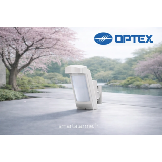 Détecteur extérieur Optex HX-40AM 12m IP55 anti-masque professionnel