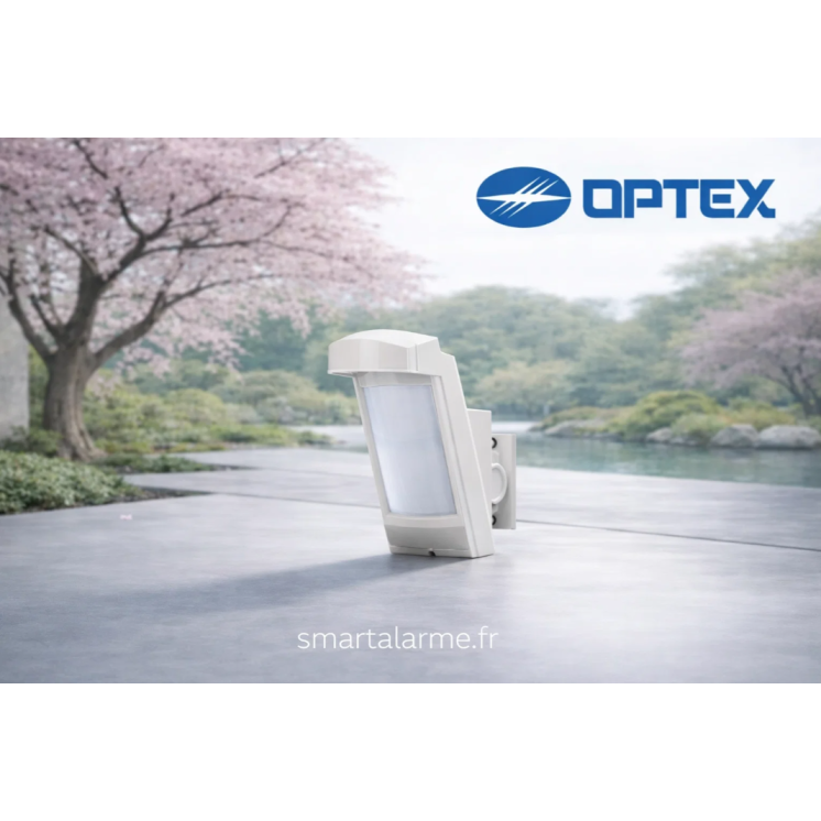 Détecteur extérieur Optex HX-40DAM(F)C 12m IP55 double technologie + a