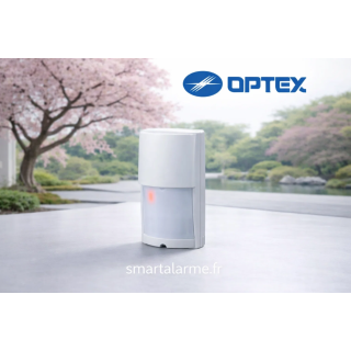 Détecteur extérieur Optex LX-402(C) 12m IP55 pour protection périmétri