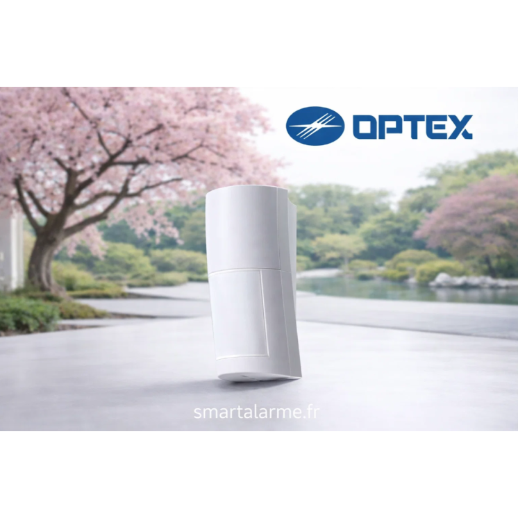 Optex QXI-RDT-X8 12m IP55 – Détecteur extérieur double technologie rad