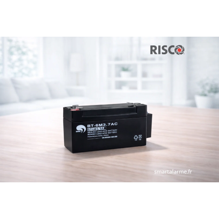 Batterie Risco 1BT3031 6V 3.7Ah pour alarme – Batterie centrale alarme