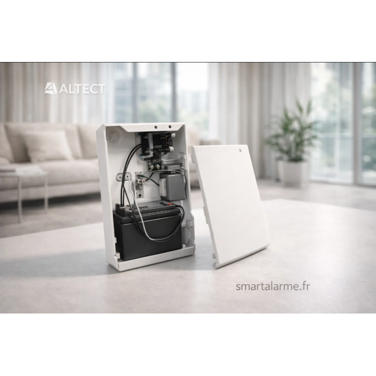 Alimentation Altec AL-02 13,7V 2A | Coffret acier avec batterie 12V 17