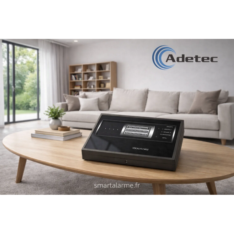 Centrale alarme radio GSM 4G Vocalys CW32 sans fil