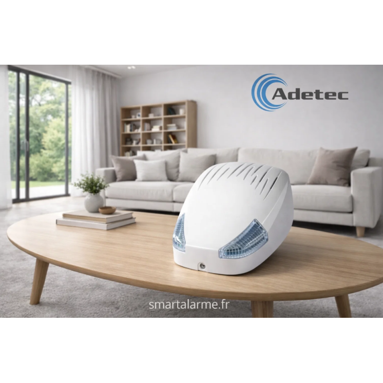 Sirène extérieure alarme avec flash sans fil