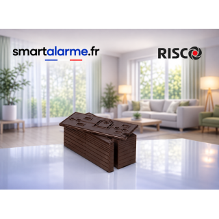 RISCO RAX73XSB000A – Cales pour émetteur contact magnétique X73 Marron – Lot de 10