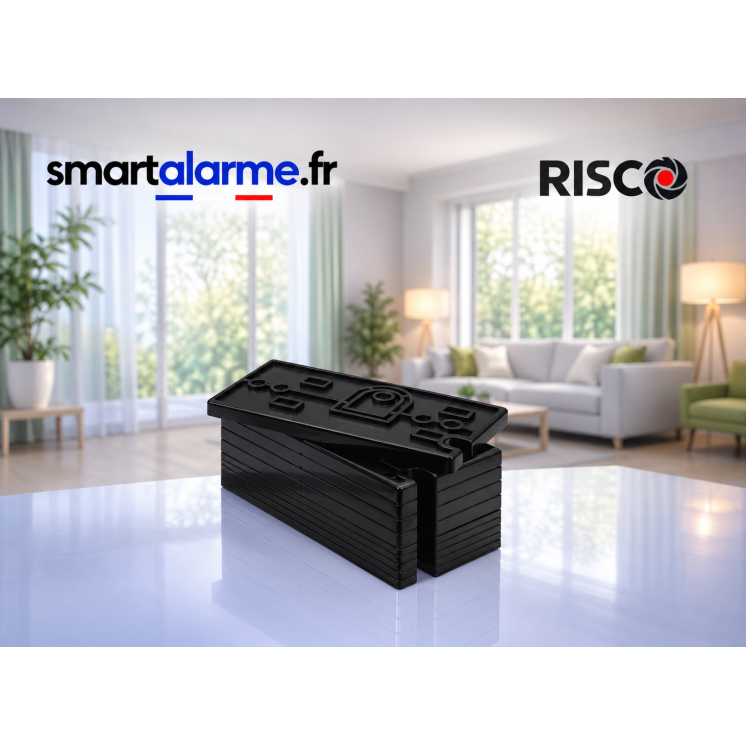 RISCO RAX73XSBL00A – Cales pour émetteur contact magnétique X73 Noir – Lot de 10