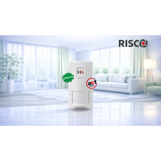 Détecteur RISCO iWise PIR + MW 15 m anti-masquage RK815DTG300D