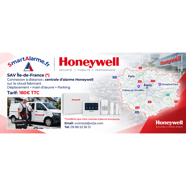 SAV (Service Après-Vente) pour les alarmes Honeywell Galaxy