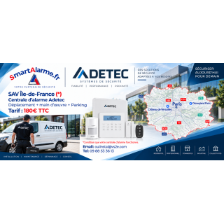 SAV (Service Après-Vente) pour les alarmes Adetec
