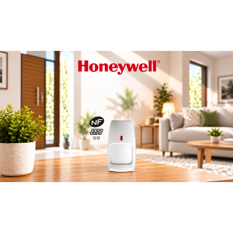 Détecteur infrarouge radio Honeywell 11 m avec immunité animaux