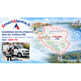 Installation de Kits d'Alarme dans les Yvelines (78) - Service à 380 €