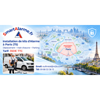 Installation de Kits d'Alarme à Paris (75)