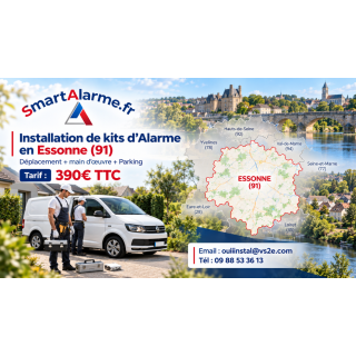 Installation de Kits d'Alarme en Essonne (91)