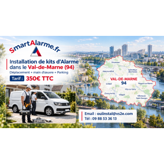 Installation de Kits d'Alarme dans le Val-de-Marne (94)