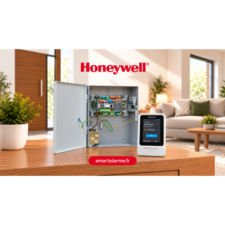 Kit centrale Honeywell MPI2000 + clavier tactile Keyprox