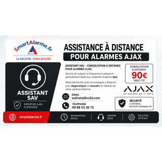 Carte SAV – Assistance à distance pour alarmes Ajax