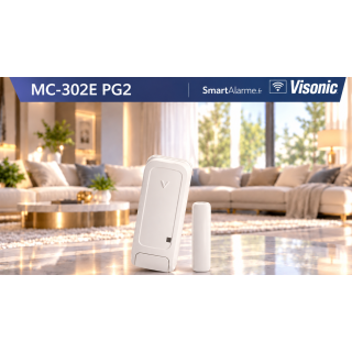 MC-302E PG2 Contact de porte/fenêtre sans fil PowerG avec entrée filaire