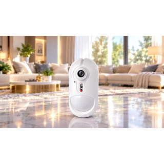 CAM PG2 Détecteur de mouvement PIR sans fil PowerG avec caméra intégrée