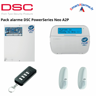 Pack Alarme DSC PowerSeries Neo – Centrale NF A2P 16 Zones