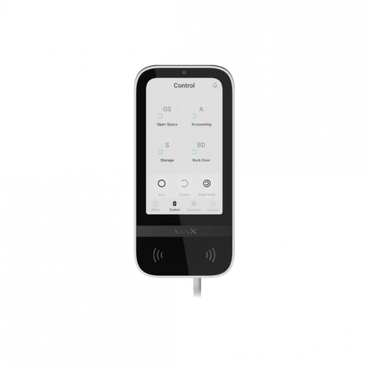 Ajax Superior Fibra Keypad Touch-W – Clavier tactile filaire