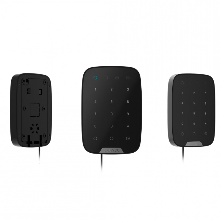 Ajax Fibra Keypad-B – Clavier filaire intérieur noir