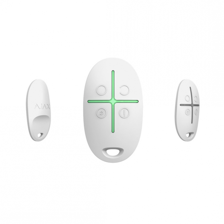 Ajax SpaceControl S-W – Télécommande sans fil blanche