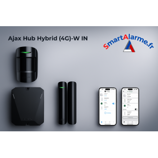 Kit AJAX Starter Pro (4G)-B IN – Hub Hybrid + Détecteurs