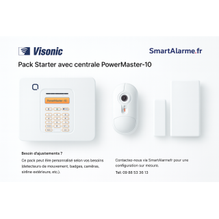 Pack Starter avec centrale PowerMaster-10