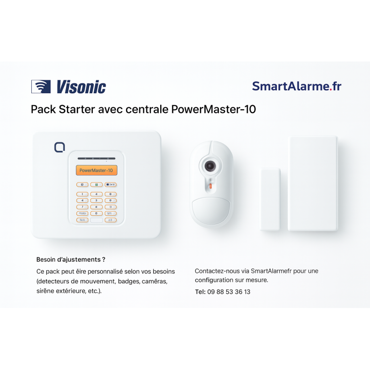 Pack Starter avec centrale PowerMaster-10