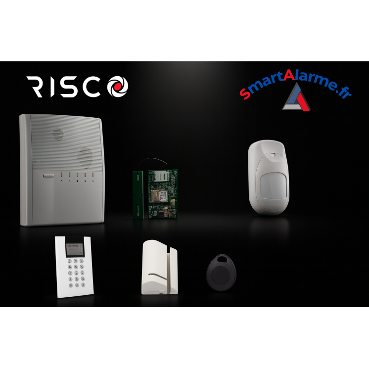 Pack Alarme Sans Fil Risco - Sécurité Avancée et Surveillance à Distan