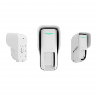 Ajax MotionProtect Curtain Outdoor-W – Détecteur rideau extérieur cert