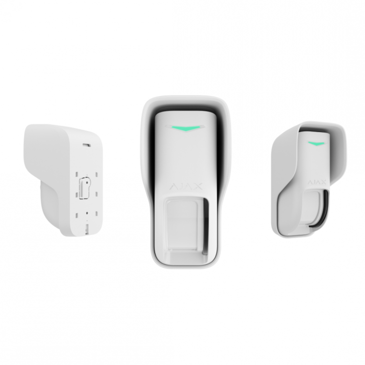 Ajax MotionProtect Curtain Outdoor-W – Détecteur rideau extérieur cert