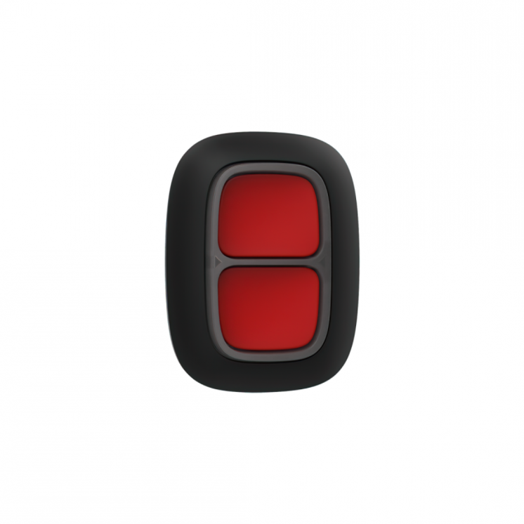 Ajax DoubleButton-B – Bouton d’urgence sans fil double appui noir