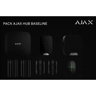 Pack Ajax Hub Baseline – Système d'alarme complet avec détecteurs et s