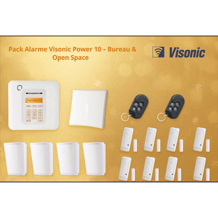 Alarme Bureau Visonic Power 10 | Sécurité Professionnelle