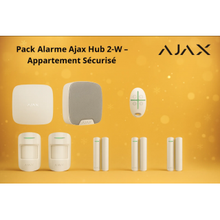 Alarme Maison Ajax Hub 2-W | Pack Sécurité Connectée