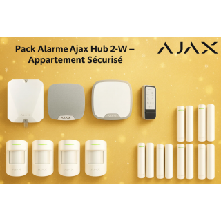 Pack Alarme Ajax Hub Hybrid (4G)-W – Entreprise | Gamme Superior