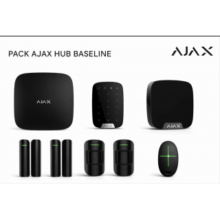 Pack Ajax Hub Baseline – Système d'alarme complet avec détecteurs et s