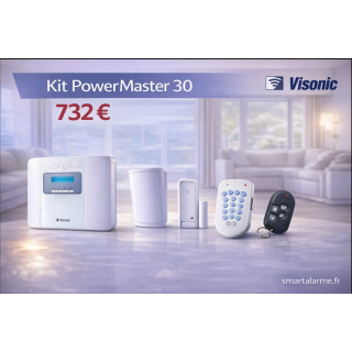 Pack Visonic PowerMaster 30 - Sécurité Complète pour Votre Maison