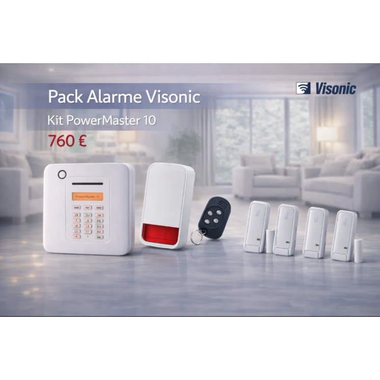 Pack Visonic PowerMaster 10 Kit 4