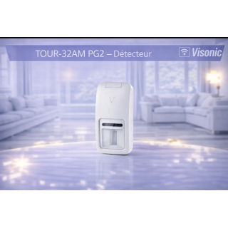 TOUR-32AM PG2 Détecteur double miroir sans fil PowerG avec anti-masquage