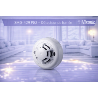 SMD-429 PG2 Détecteur de fumée et de chaleur sans fil PowerG