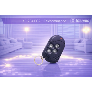 Visonic KF-234 PG2 - Porte-Clés Télécommande Sans Fil pour Systèmes d'