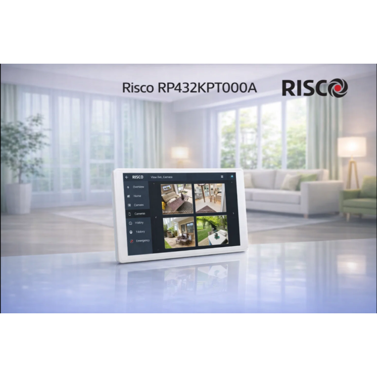 Risco RP432KPT000A - Clavier de Sécurité Avancé pour Systèmes d'Alarme
