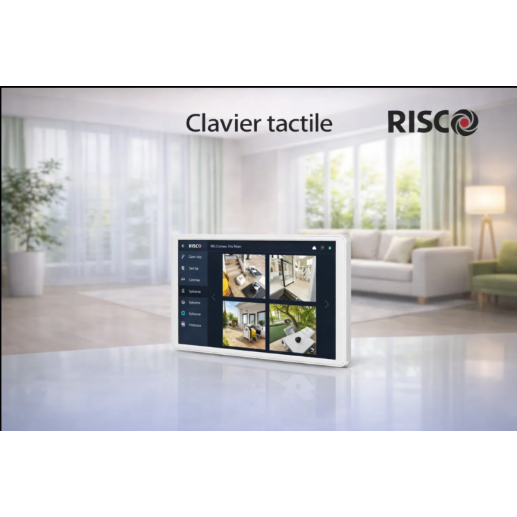 RisControl - Clavier Tactile Élegant et Innovant pour Systèmes de Sécu