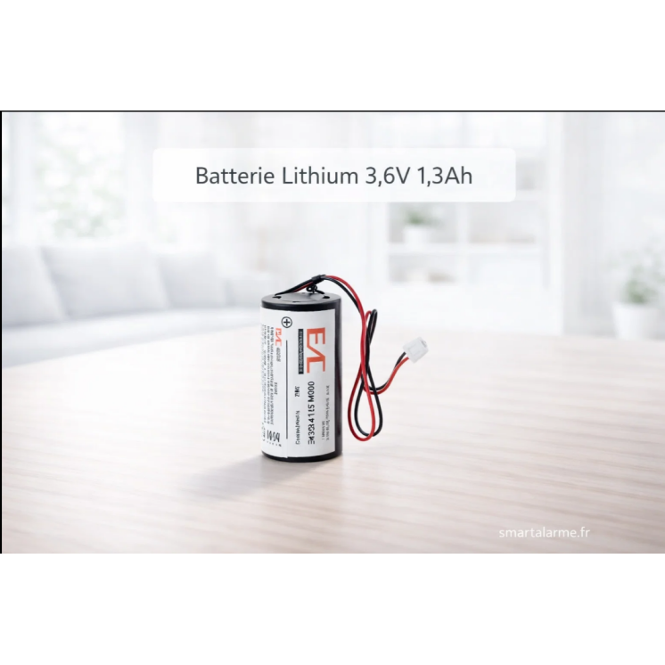 Batterie Lithium 3,6V 1,3Ah
